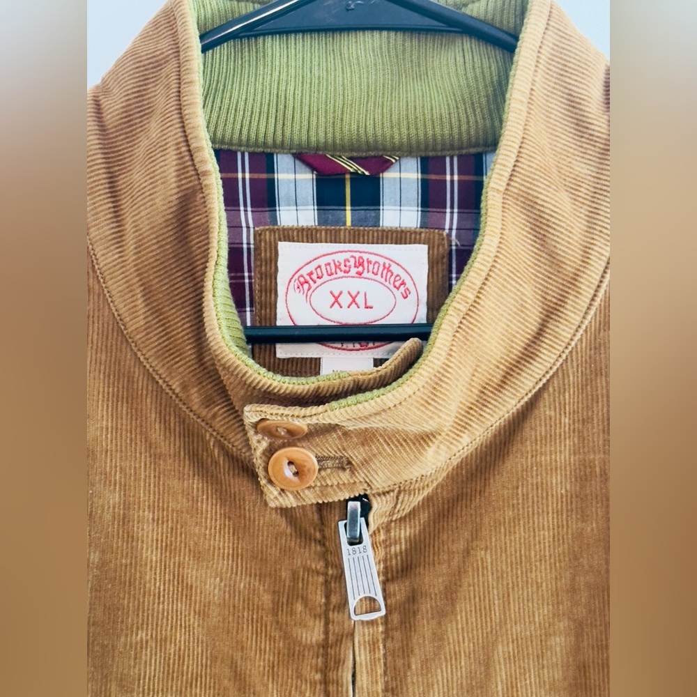 Brooks Brothers Vintage Corduroy Jacket Coat tan/ brown XXL - Picture 2 of 3